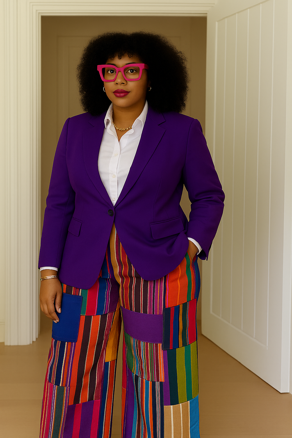 Adunni patch asooke pants