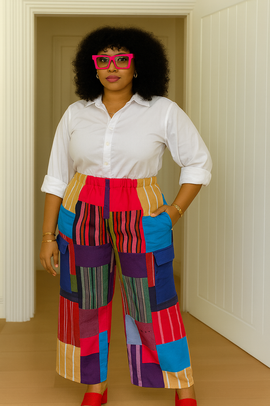 Adunni patch asooke pants