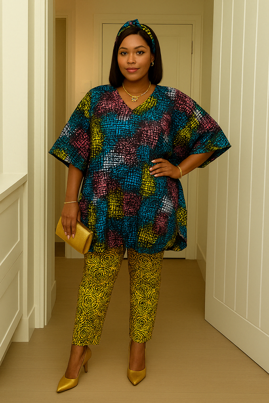 Ayoka Agbada set